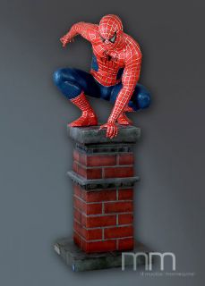 Oxmox Muckle Spiderman 3 SP 2 The Movie 1:1 Statue Figur, neu, OVP Top