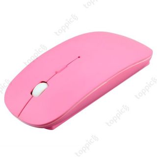 GHz Laptop Funk Maus Wireless USB Dongle Touch Mouse Pink