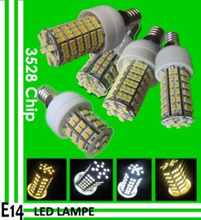E14 48/54/68/120/144 SMD LED Lampe weiß/Warmweiss Licht Leuchte
