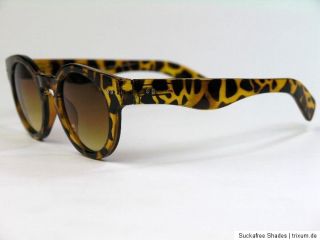 Retro Sonnenbrille 40er 50er Jahre Vintage Wayfarer rund Hornbrille RF