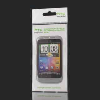 2x Original HTC SP P550 Schutzfolie für HTC Wildfire S
