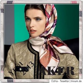 2012/2013 NEU AKER Seidentuch Kopftuch Schal Tuch Hijab Esarp 100%