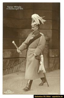 AK Kaiser Wilhelm im Jubeläumsjahr 1913 Pickelhaube Säbel / gelaufen