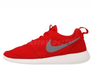 Nike Roshe Run Rosherun Red Grey Sail Mens Sportwear Running Shoes