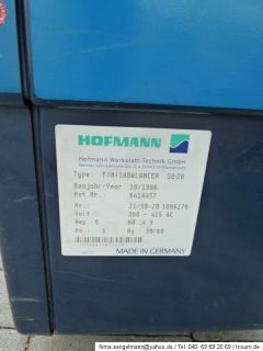 Hofmann Finishbalancer SD20 Auswuchtmaschine LKW PKW LLKW