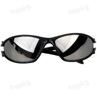 Black Frame Men Lady Mirror Mirrored Sunglasses Shades