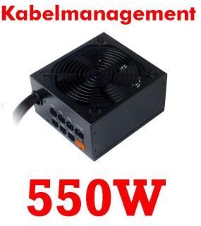 550W MS Tech ATX Netzteil MS N550VAL CM Value Edition Kabelmanagement