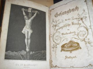 Evangelisches Gesangbuch Württemberg, um 1900