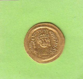 nsw leipzig GOLD Byzanz Solidus Justinus II. 565 578 in ss vz