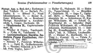 Leuchs Adressbuch Schlesien 1912 (CD) GA055