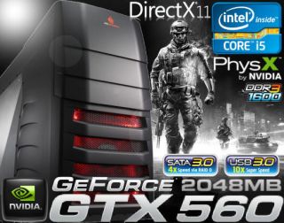 Gamer PC Intel I5 2500 K @ 4x4.200 Mhz GTX 560 2048 MB