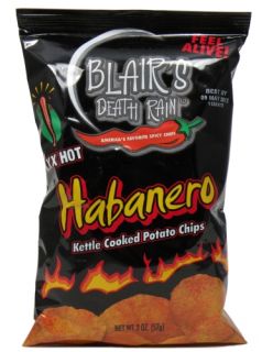 Blairs Chips Death Rain   Habanero 57g (2.26 Eur/100g)