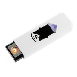 USB Electronic Rechargeable Flameless Cigar Cigarette Lighter LED