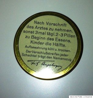 Goldhammer Pillen Nürnberg alte Blechdose Rarität Dachbodenfund