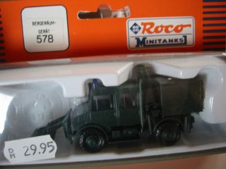Roco Minitanks H0 1/87 Bergeräumgerät Unimog Nr. 578 ovp