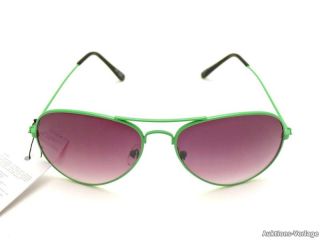 Damen/Herren designer Sonnenbrille Pilotenbrille Grün