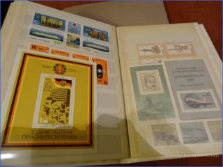 Wunderschöne DDR Briefmarken Sammlung in zwei Einsteckbüchern