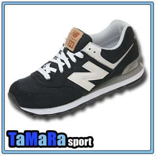 New Balance ML574 UC Sneaker Klassiker Schuhe Schwarz Leder Mesh Neu