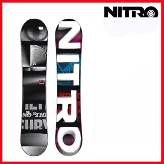 Nitro Team Wide Snowboard 2010/11 black/white