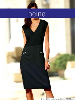 Heine° Extravagantes Kleid ~ Gr.42 44 46 ~ schwarz grau ~ NEU