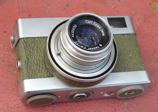A581/ DDR Fotoapparat Kamera WERRA Carl Zeiss Jena EISFELD 1961 + Etui