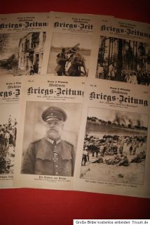 10 Kriegs   Zeitung / Illustrierte 1915 / Lübecker