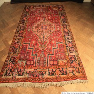 Antik Schöner Handgeknüpfter Persischer Teppich Malayer Bidjar