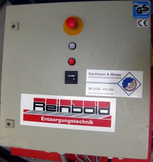REINBOLD AZR 600 Zerkleinerer Holzhacker Hacker Schredder Shredder