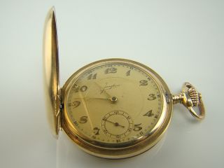 Exclusive Antike Junghans Taschenuhr 585 GOLD Herren Uhr