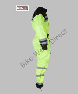 BRAND NEW HI VIS PANELS ON THE SUIT GREAT VISIBILITY TEXPEED BRANDING