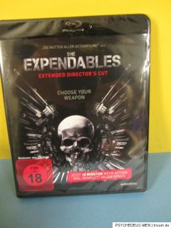 THE EXPENDABLES   EXTENDED DIRECTORS CUT, BLU RAY, FSK 18, NEU & OVP