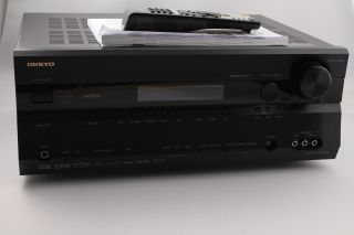 Onkyo TX SR 606 7.1 AV Receiver,HDMI, TrueHD, DTS HD, schwarz