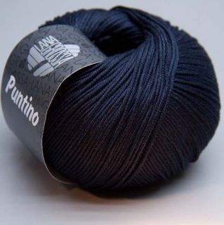 Lana Grossa Puntino 021 dunkelblau 50g Wolle