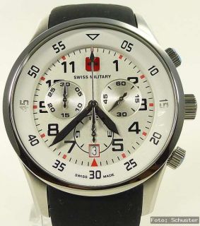 Uhr Chrono Chronograph UVP* 599,00 € NEU schwarz silber 4