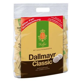 Dallmayr Kaffeepads Classic, 100 Pads, einzeln verpackt