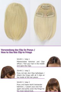 Blond #613 Haarteil Haarverlängerung Extension YZF 1088HT 613