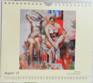 DDR Nostalgie Malerei Kalender 2012  Bildende Kunst aus der DDR  Gr