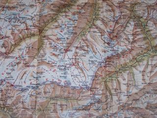 ÖTZTALER und STUBAIER ALPEN # Wanderkarte Topographische Karte 1100