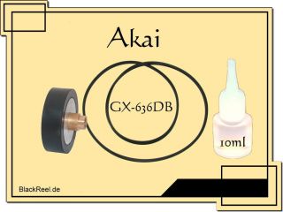 Akai GX 636 DB GX636DB Service Kit 1 Bandmaschine Reel to Reel Tape