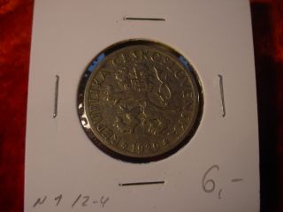 Tschechoslowakei Republika Ceskoslovenska 5 Kc Kronen 1925 625