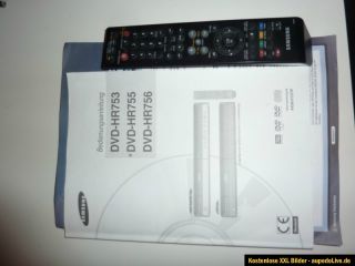 Samsung DVD HR755 HDD DVD Recorder 250 GB HDMI / FB und BDA