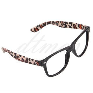 Brillengestell Brillenfassung Brille Rahmen Fassung Leopard Retro