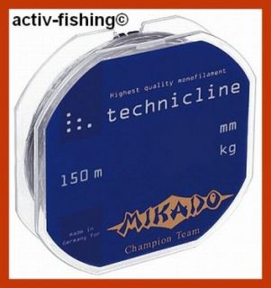 150m TECHNICLINE professionelle Angelschnur Made in Germany (0.03