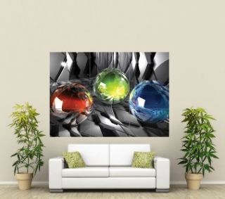 ABSTRACT MARBLES LIQUID GIANT ART POSTER PRINT ST015