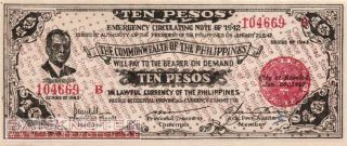 Philippinen / Philippines   10 Pesos 1942   P.S649c UNC