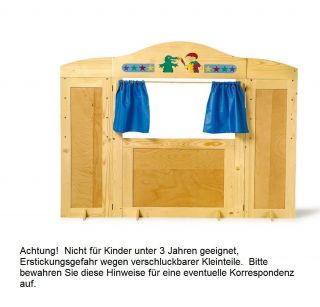 Kasperletheater aus Holz, Kasperle Theater zum umbauen als Kaufladen