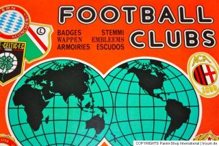 RARE: Panini FOOTBALL CLUBS 75 1975 – KOMPLETTSATZ COMPLETE STICKER