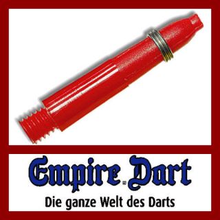 30 Stück EMPIRE Dart Kunststoff Schäfte Rot 22L673