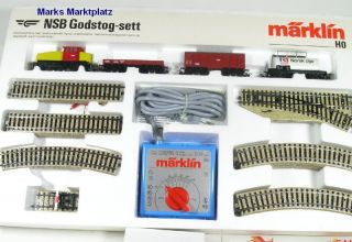 H0 NSB Güterzug Startset Märklin 0990 NEU OVP RAR !!!