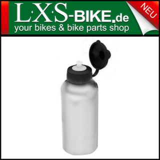 Point Trinkflasche Alu 500ml Fahrrad BIKE silber Bottle Aluminium